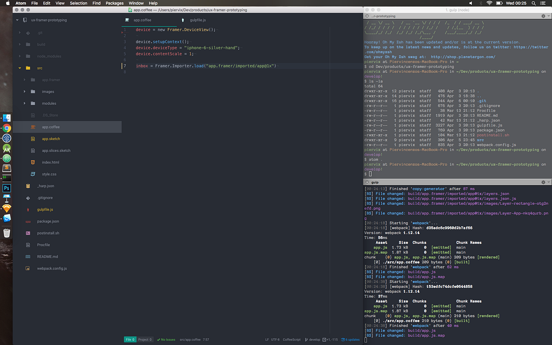 Automate your UX Design workflow with Framer.js, Gulp and Sketch | by ...
