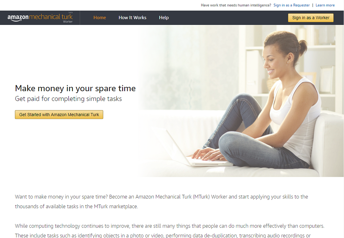 Updates to the new MTurk Worker website by Amazon Mechanical Turk