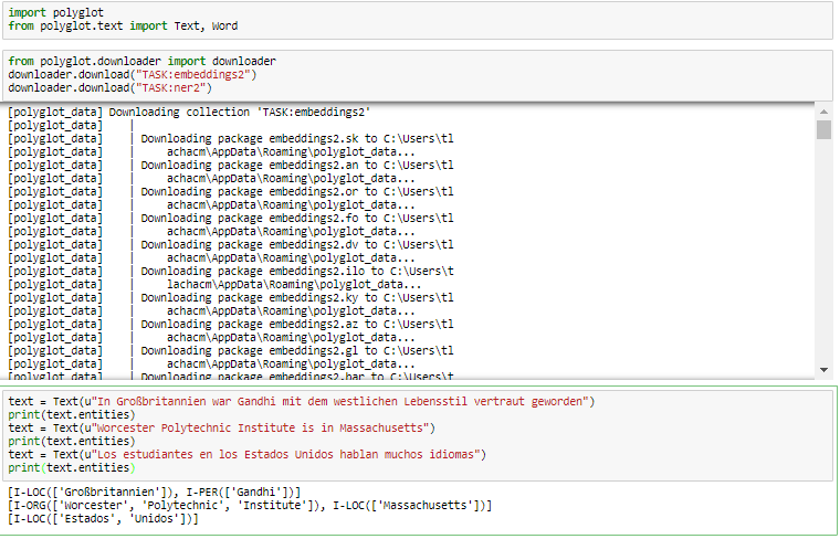 A Guide for using Polyglot on Windows | by ML Tlachac | Medium