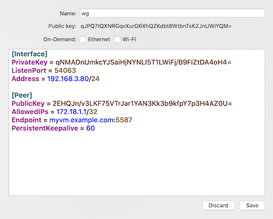 Генератор конфига wireguard