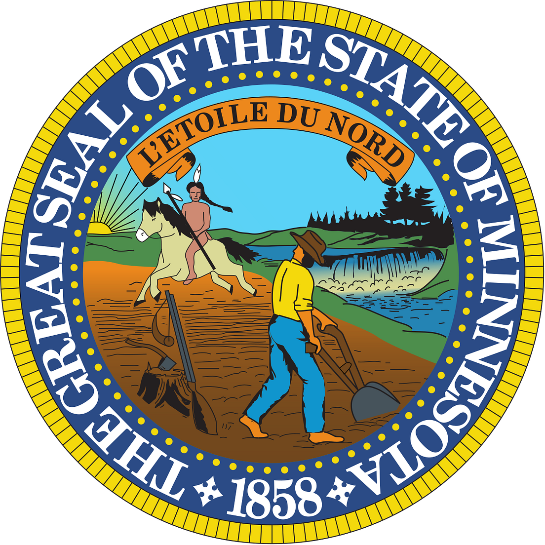 Not Just the Confederacy Minnesota’s State Flag and Seal Celebrate