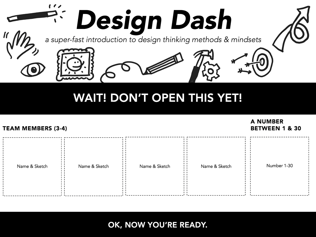 Introducing the Design Dash. The Design Dash (or, in hashtag form… by