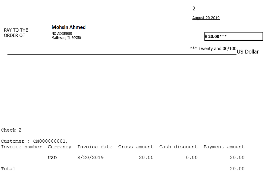 Learn how to refund retail customers through checks in Microsoft