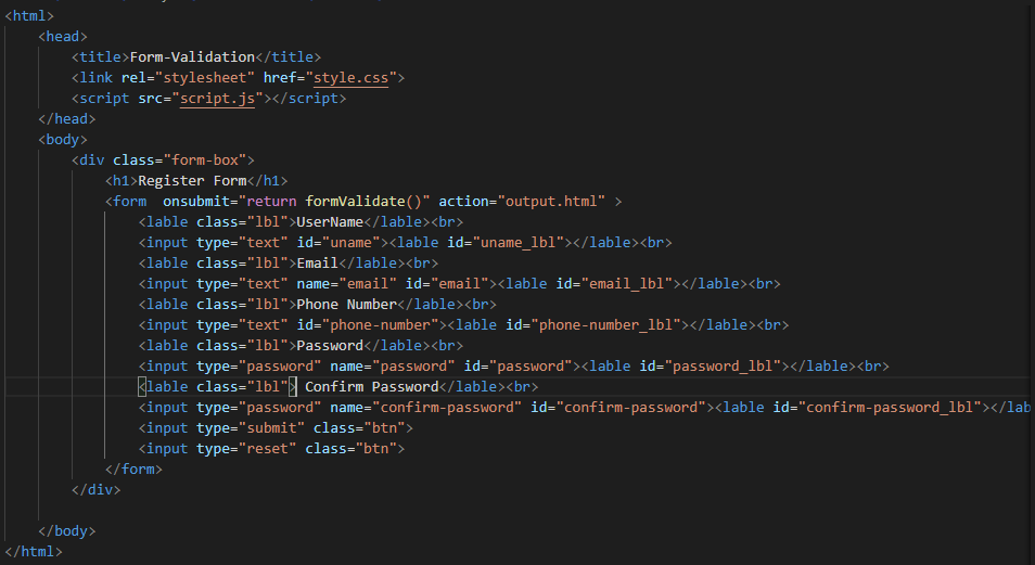 Form Validation Using JavaScript. Why Form Validation is important ...