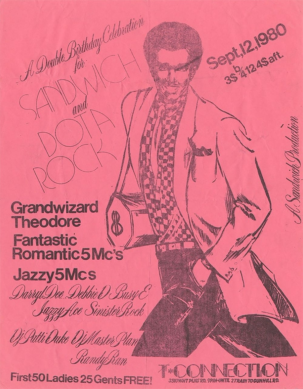 These handmade flyers from the earliest days of hip-hop advertise parties with rap’s biggest ...
