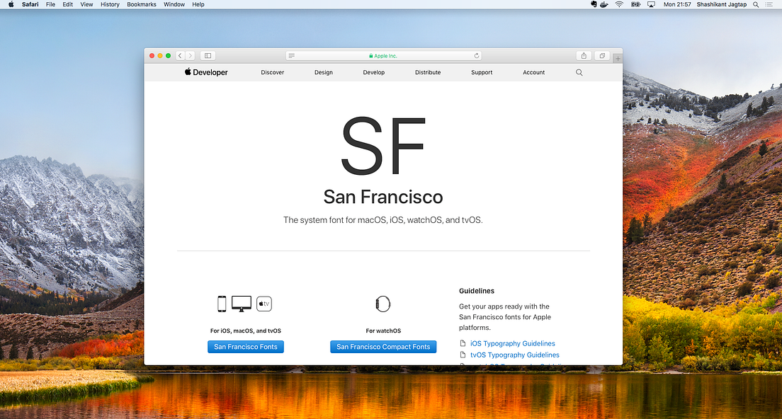 Getting Apple’s SF Mono Font in macOS by Shashikant Jagtap Medium