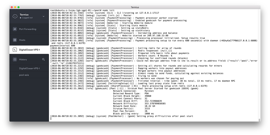 How to setup own Mining Pool step by step by GeekCash GeekCash Medium