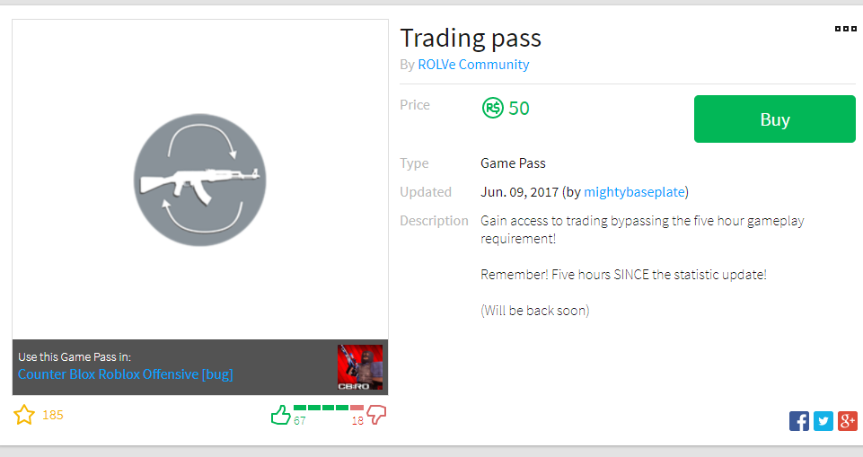gamepass counter blox rolve robux letter cbro fasty bayonet robuxs m9 stattrak buys