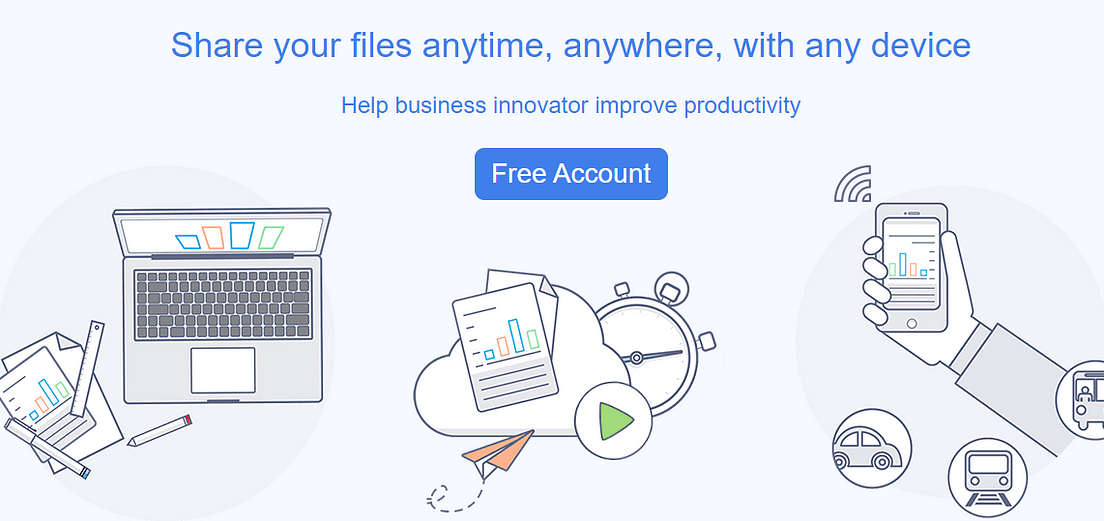 alternative to dropbox in china