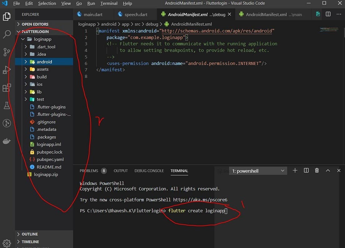 How to create a Flutter App on both iOS and Android. | by Bhavesh ...