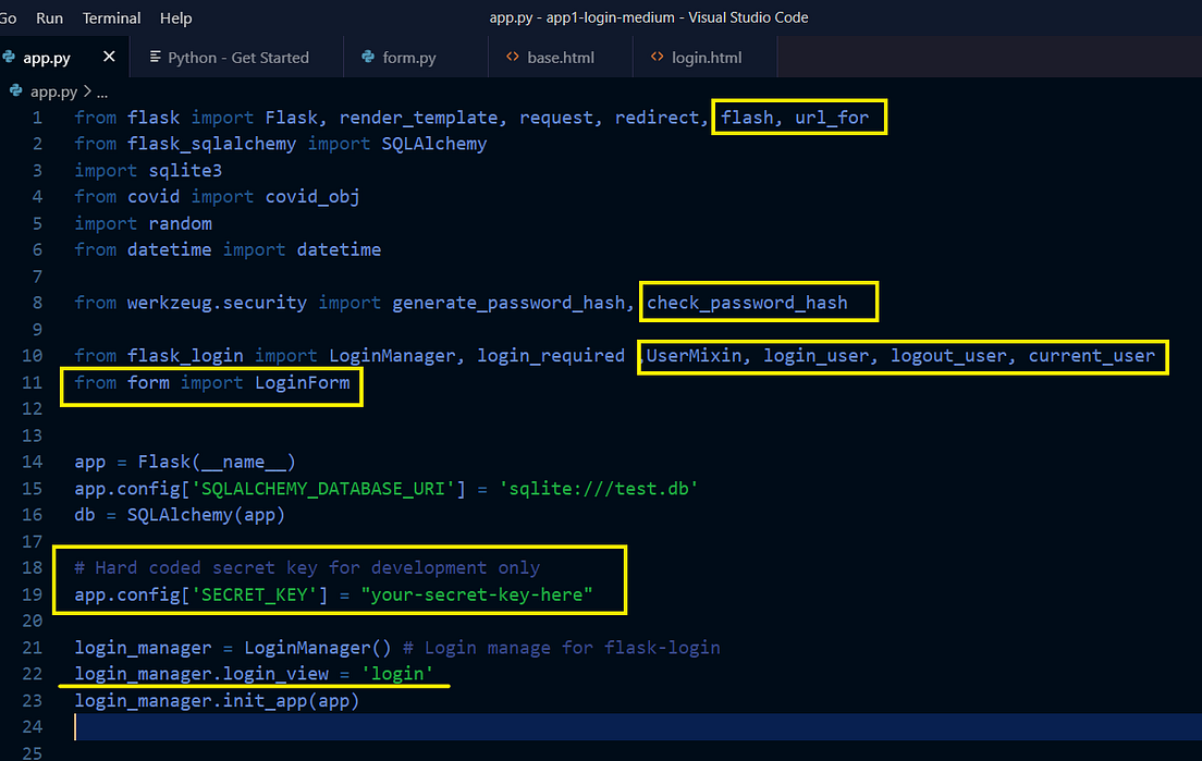 FlaskLogin/Logout สร้างระบบ Authentication Systems — [ Ep.2
