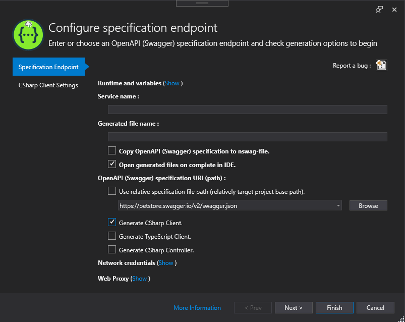 How To Generate C Or TypeScript Client Code For OpenAPI Swagger 