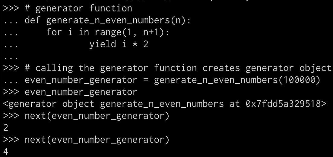 Generators in Python — simplified by Krithika Balu Analytics Vidhya