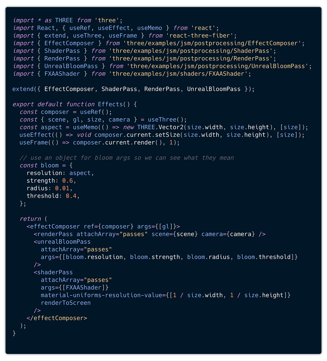 3D Data Visualization with React and Three.js | by Peter Beshai ...