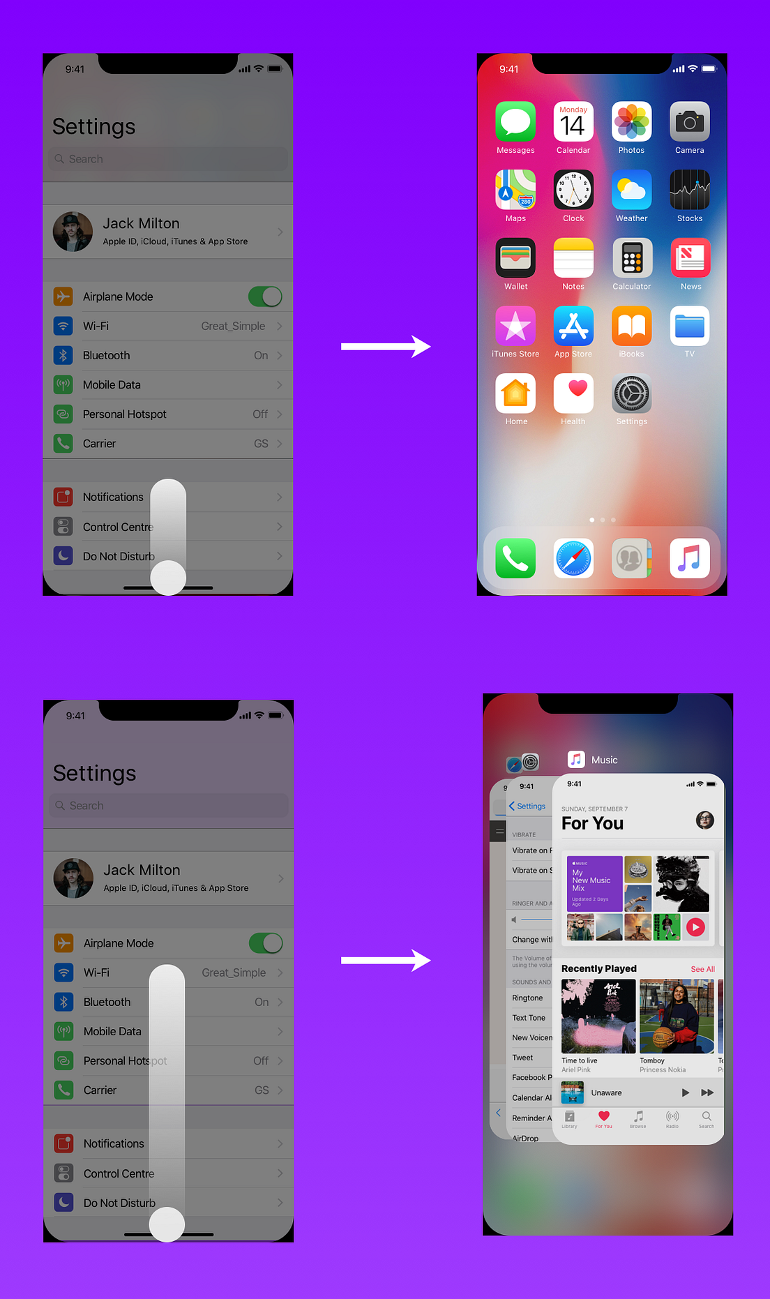An analysis of the interactions on iOS 11 | by Adhithya | UX Collective