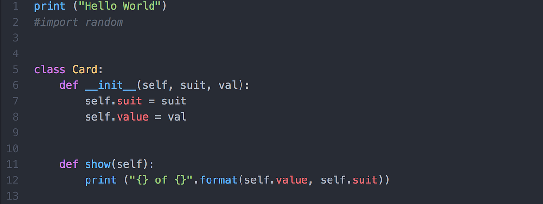 Build a Deck of Cards with OO Python | by Anthony Tapias | Medium