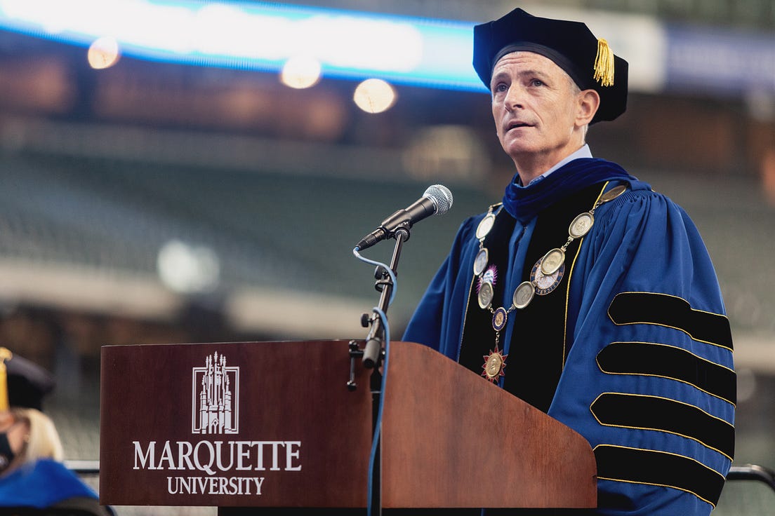 Inspirational Commencement takeaways by Marquette University May
