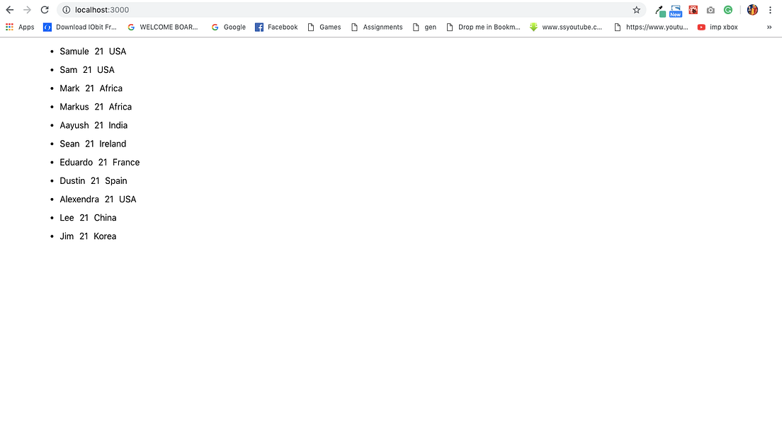 Search Filter with React js. React js can be very handy when it… by