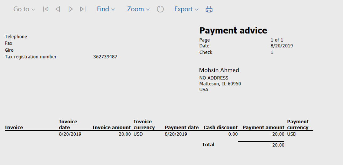 Learn how to refund retail customers through checks in Microsoft