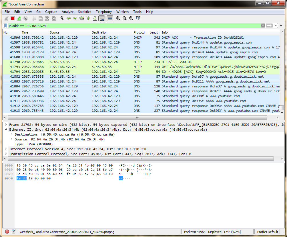 wireshark display filter range of ip addresses wireshark display filter range of ip addresses
