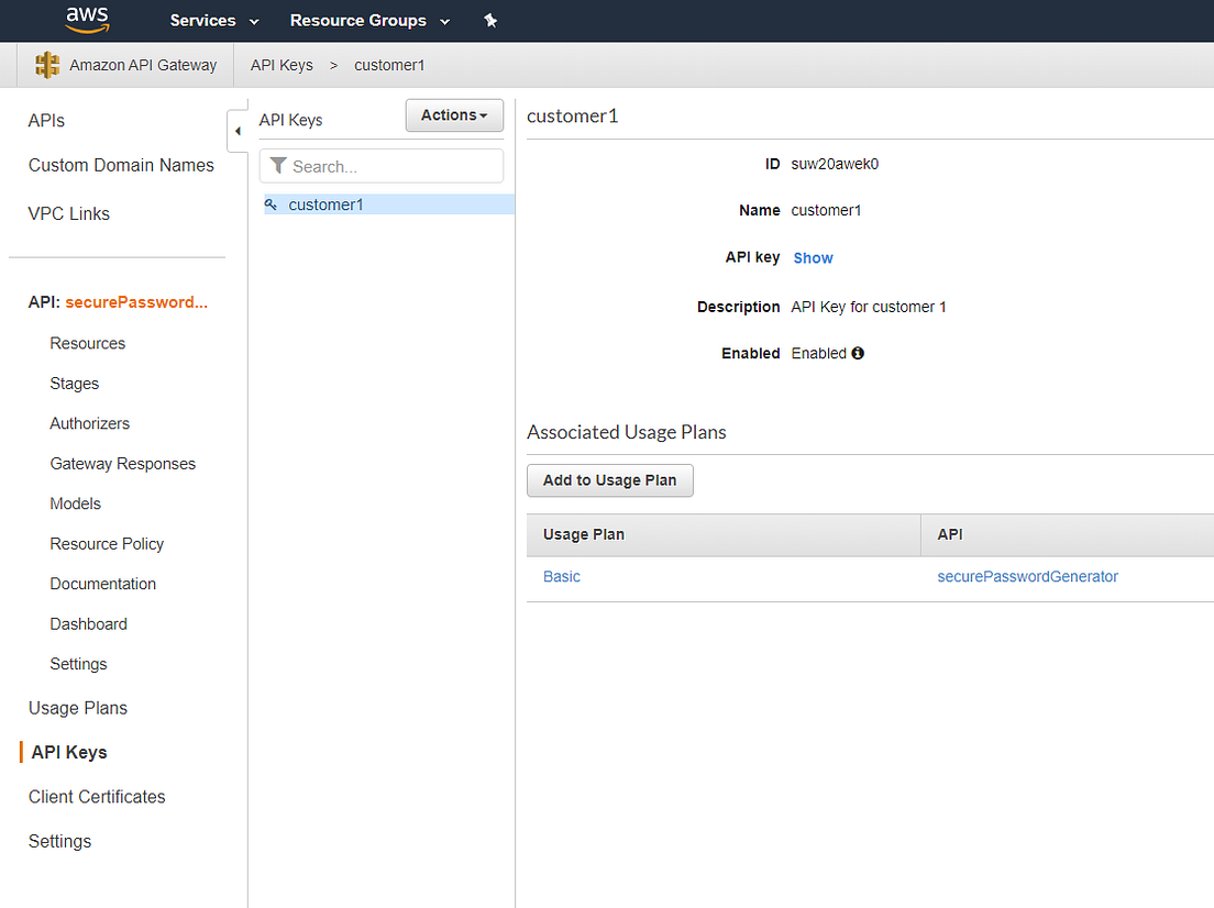How to add API Keys to Your AWS API Gateway API? by Joos Korstanje