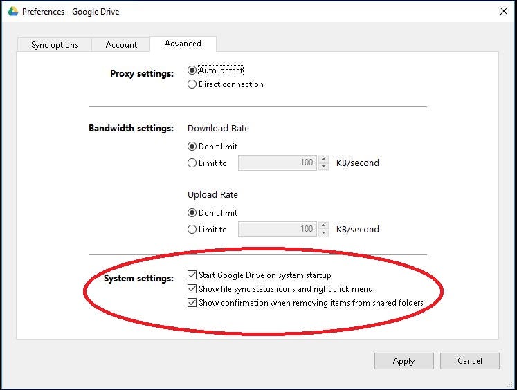 google drive file stream sync settings google drive file stream sync settings