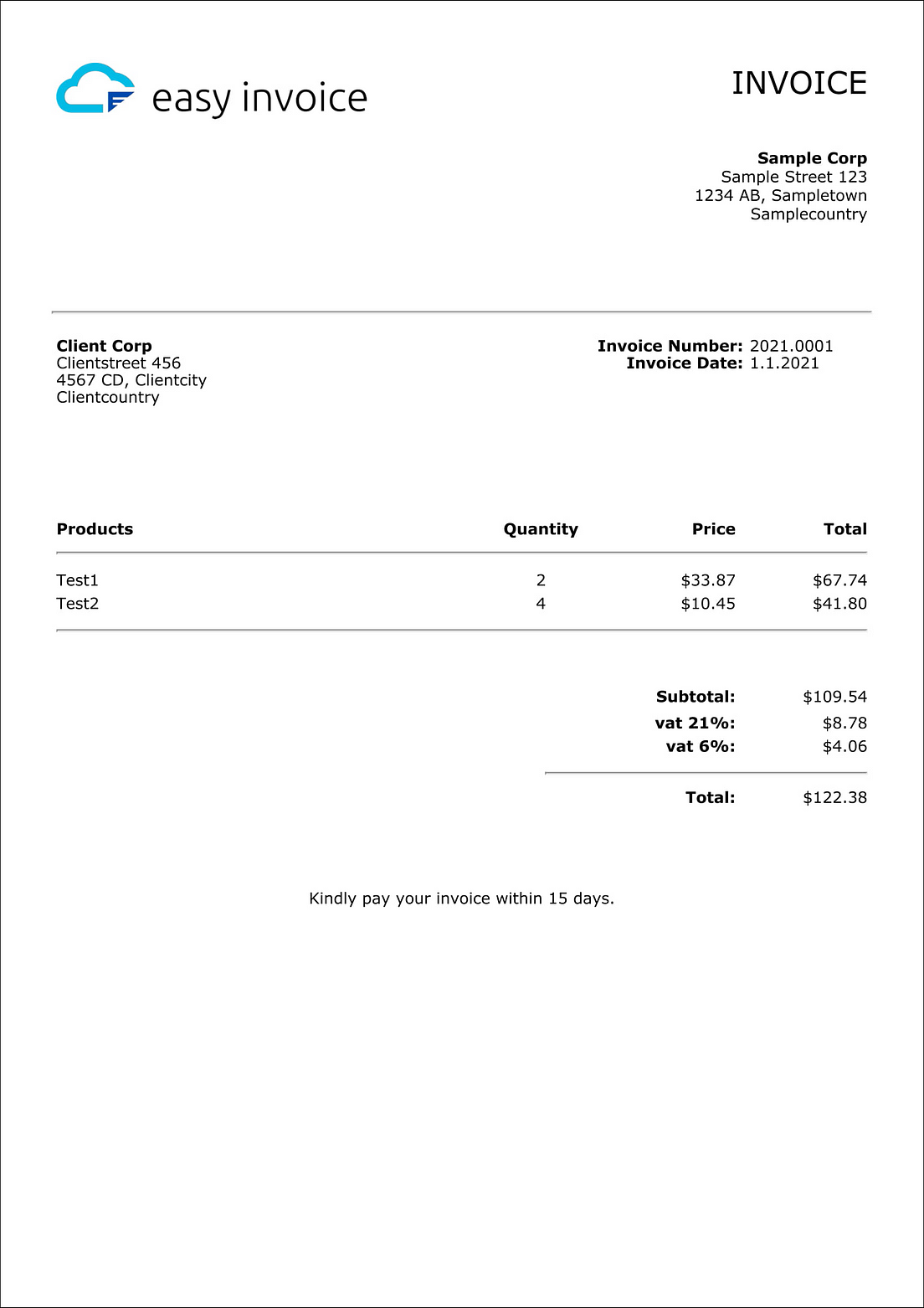 Creating Invoices in Node.js. In this article, we are going to create ...