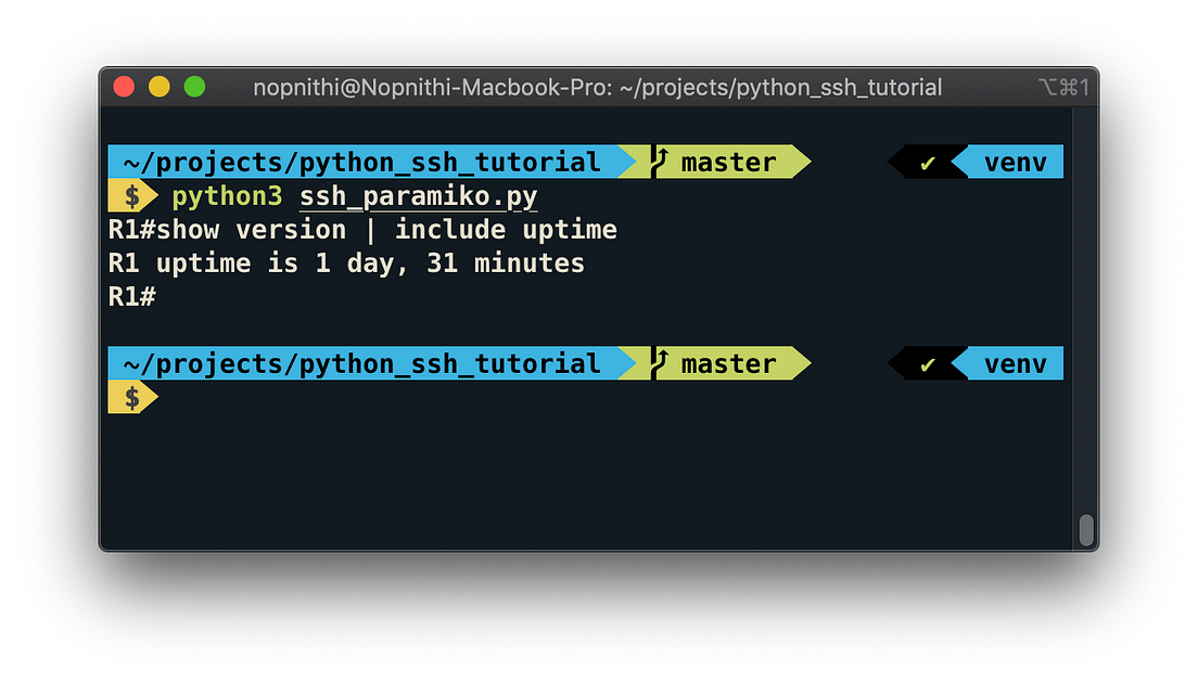 Python Ssh Paramiko