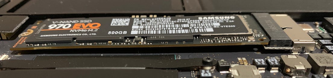 Upgrade SSD on MacBook Air 2017. A tutorial that shall help you upgrade ...