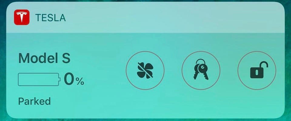 Приложение tesla ios