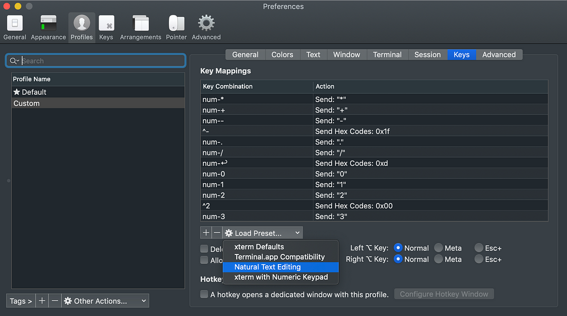 iterm navigate words iterm navigate words