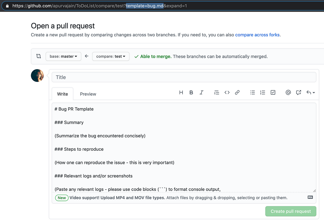 How To Enhance Pull Requests Using Templates Vrogue