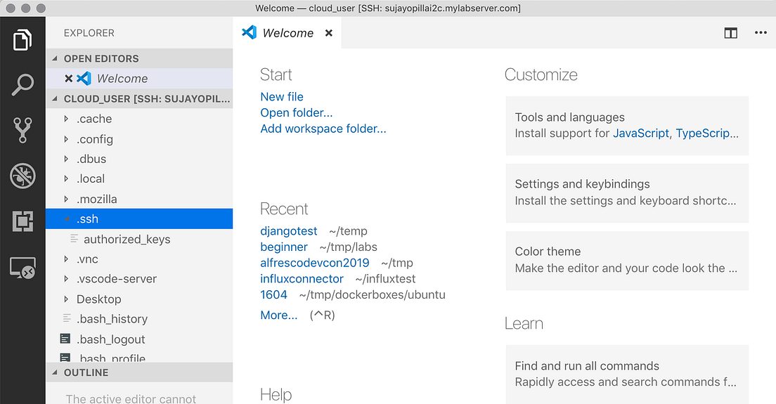 Connect to your remote servers from Visual Studio Code | by Sujay ...