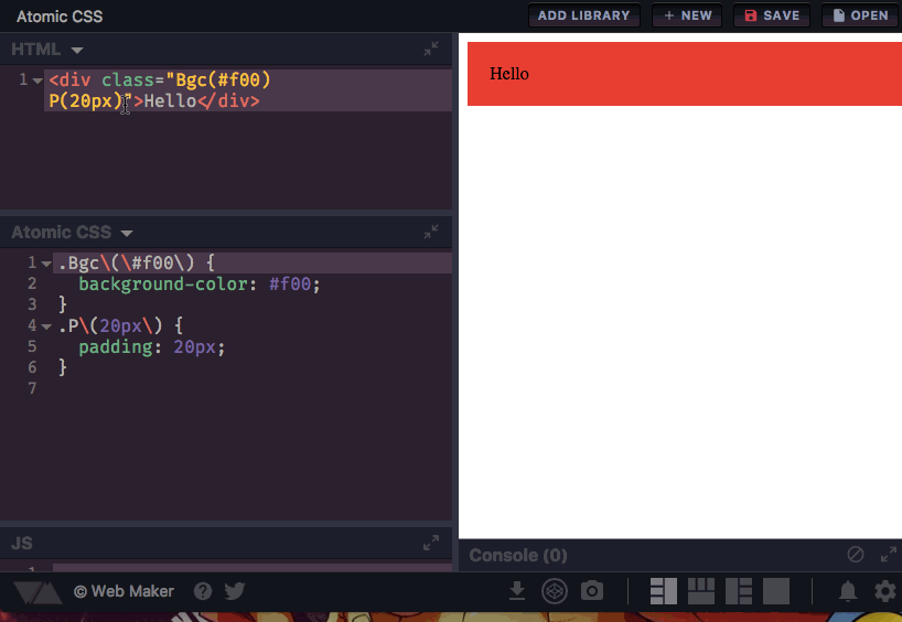 Sharing your Atomic CSS work on CodePen | by kushagra gour | Web Maker ...