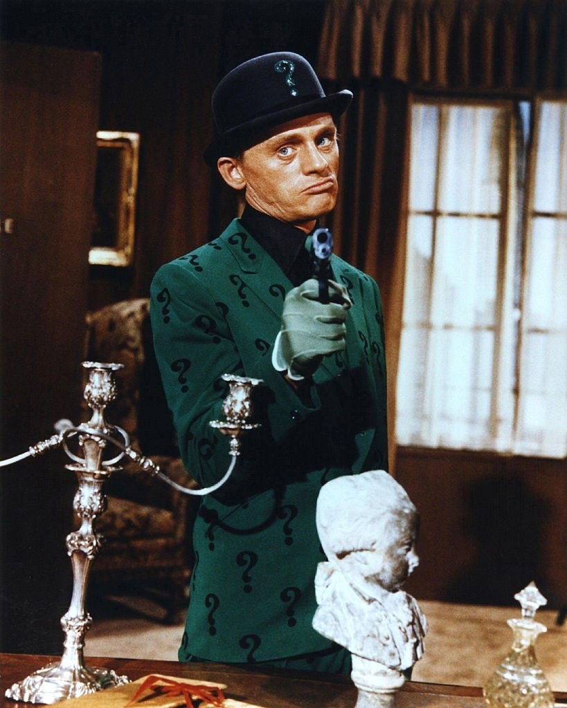 Batman ‘66 Villains Gallery — The Riddler | Cinemania