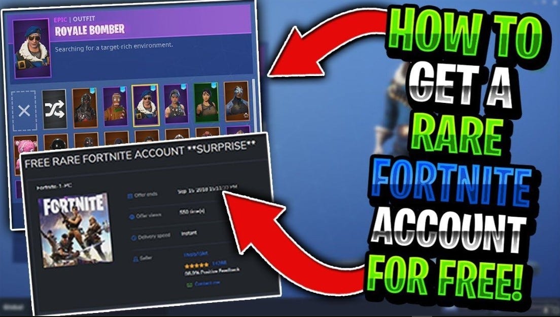 Rare Fortnite Account Generator Ps4 Working Rare Skins 2020 Chapter 2 S By John Micheal Medium