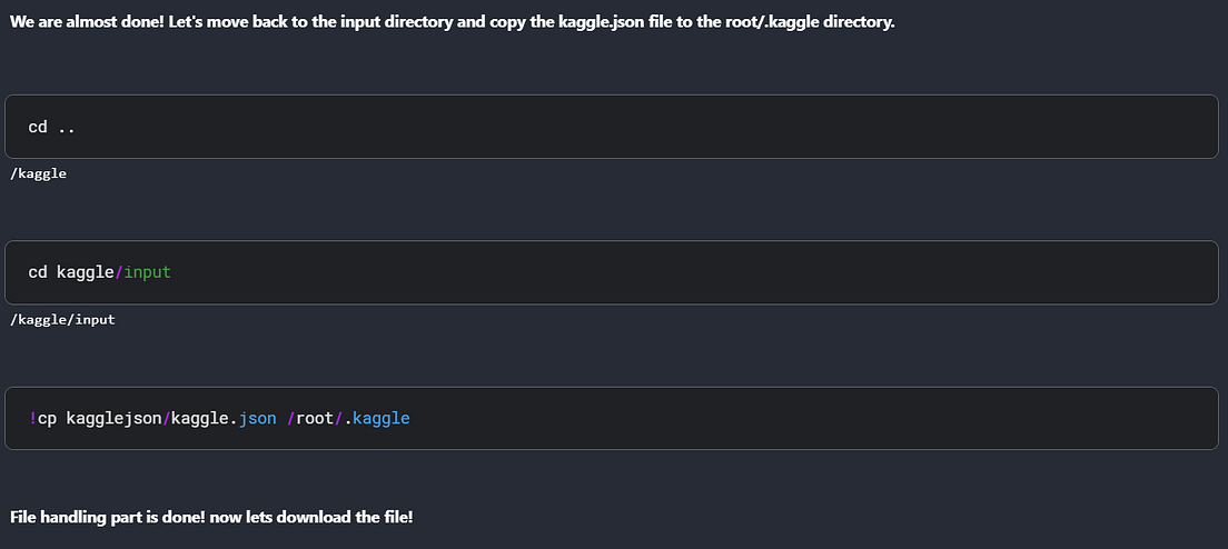 How to download a Kaggle Competition Dataset on Kaggle Notebook? | by ...