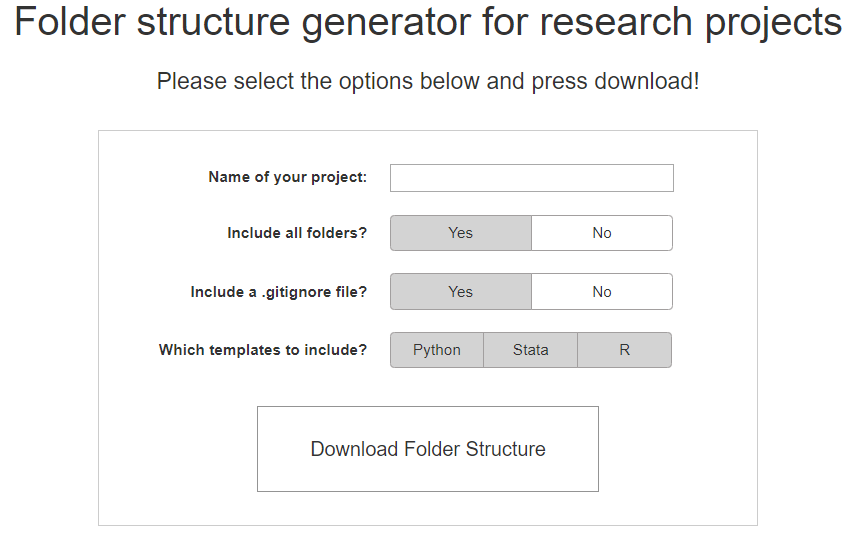 How to keep your research projects organized, part 1 folder structure