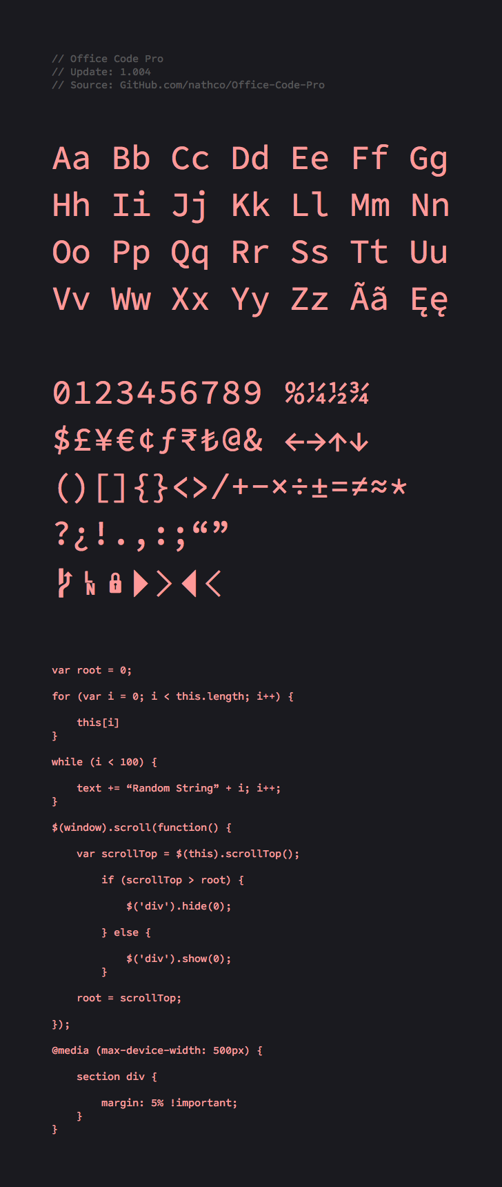 Programming Fonts — A List. 2018’s highest quality fonts for coding ...