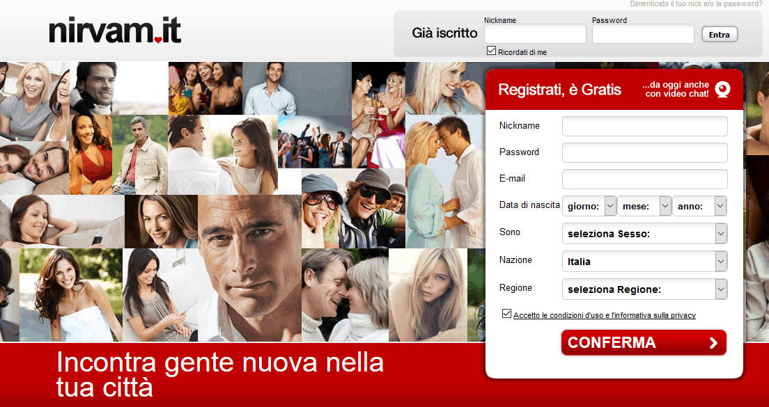 NIRVAM Chat Gratis iscriversi o meglio di no? by Sergio for
