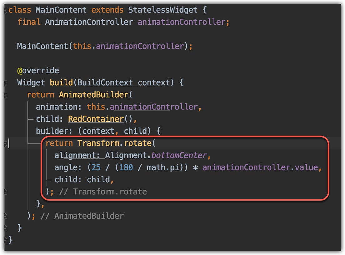 Flutter. Transform class in Examples by Artem Diashkin LITSLINK
