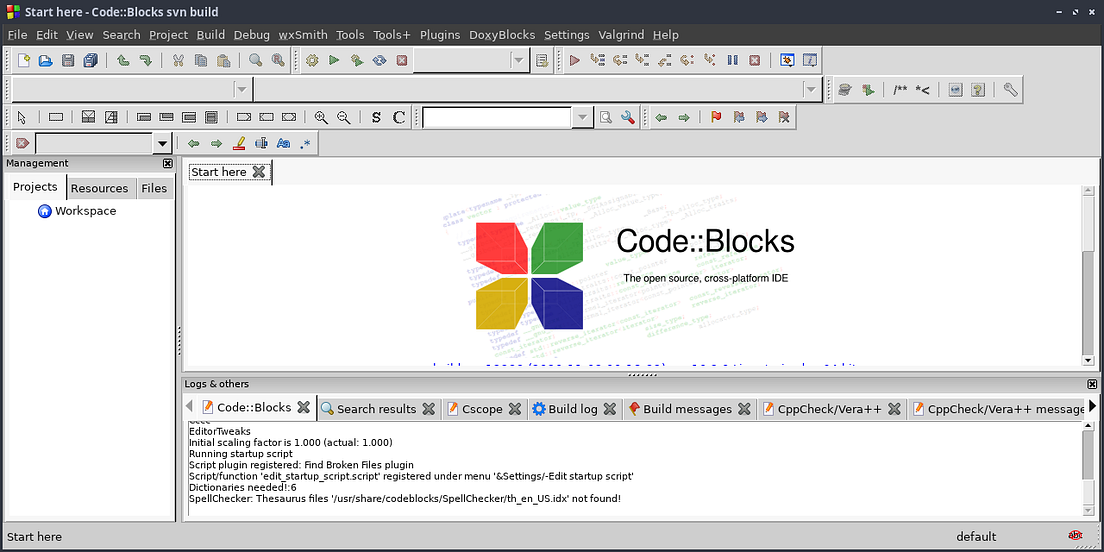 Настройка gtk в codeblocks linux