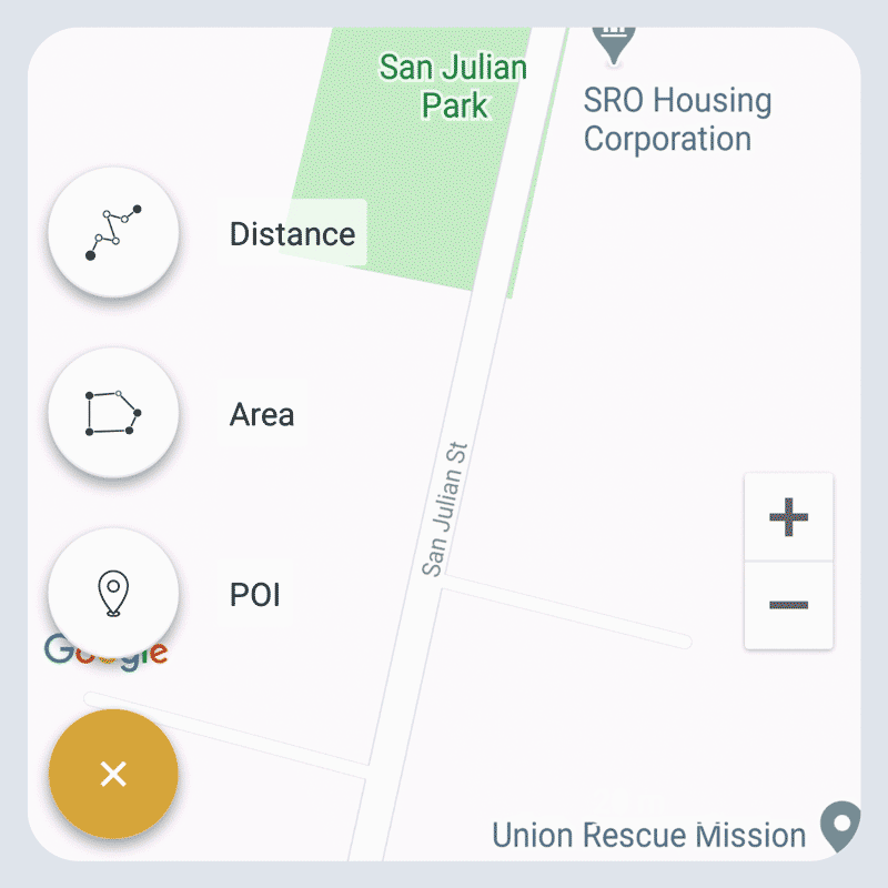 GPS Fields Area Measure tutorial Create field with manual measuring