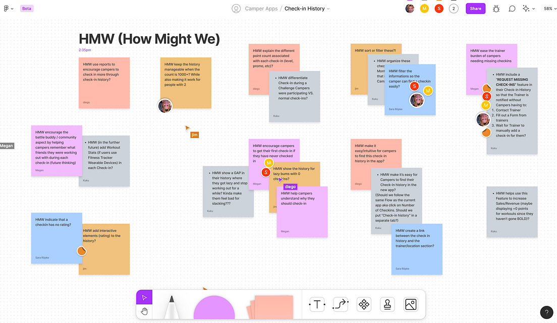 Our first Design Jam using FigJam & my thoughts on FigJam. by Linh