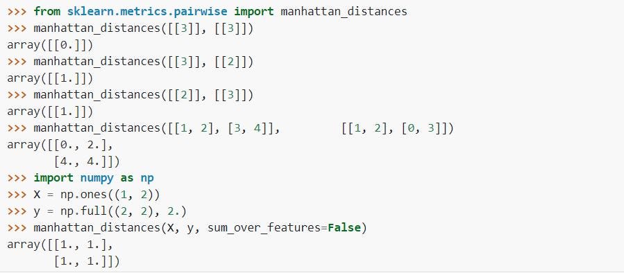 Euclidean and Manhattan distance metrics in Machine Learning. | by ...