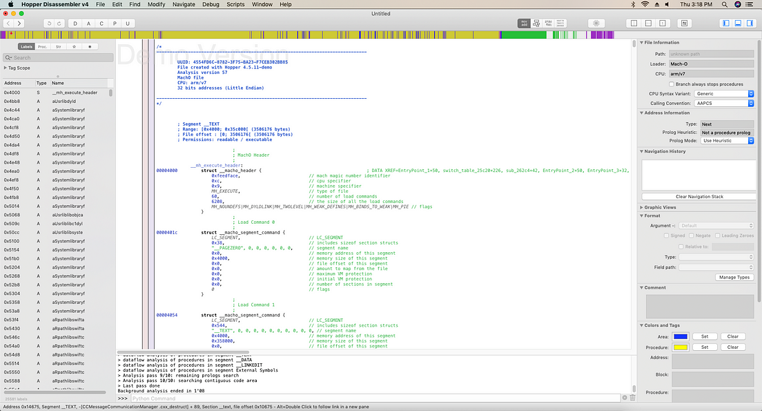 using hopper disassembler using hopper disassembler