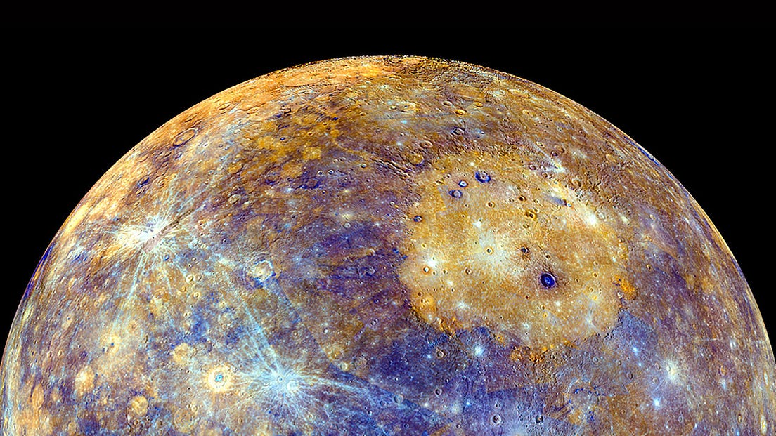 show me the planet mercury