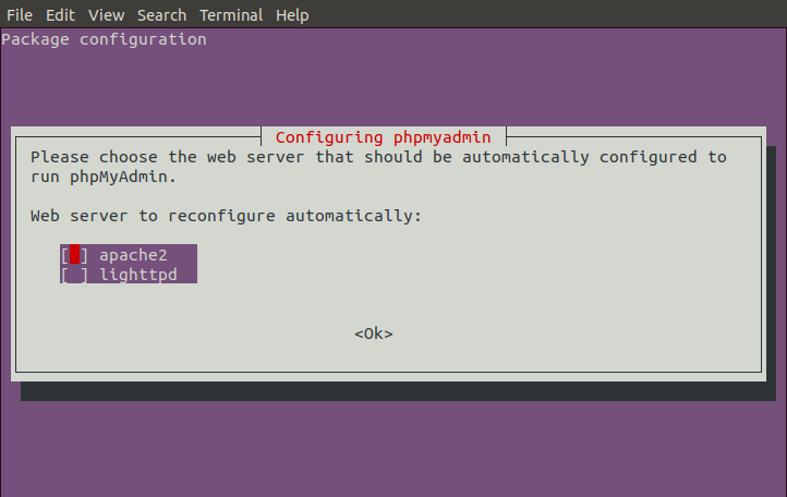ubuntu install phpmyadmin apache2 ubuntu install phpmyadmin apache2