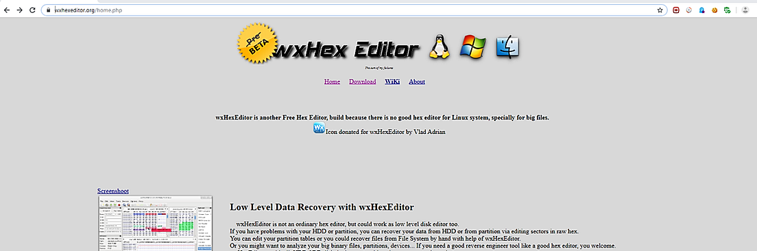 wxhexeditor disk