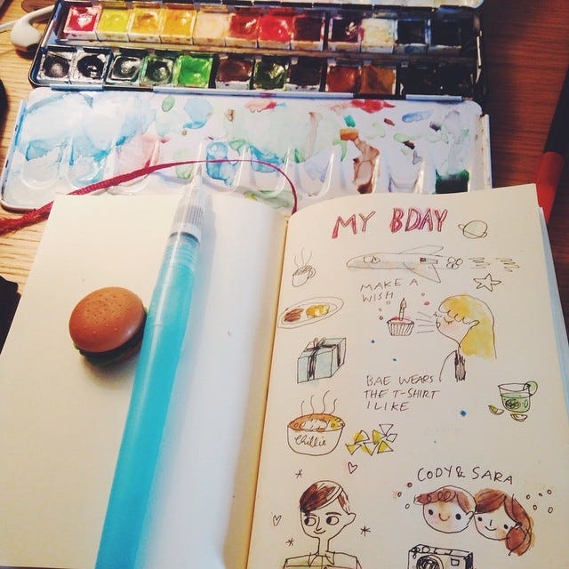 What to put in a sketchbook. for beginners by Saskia Keultjes Medium